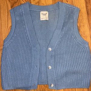 A&F Blue vest